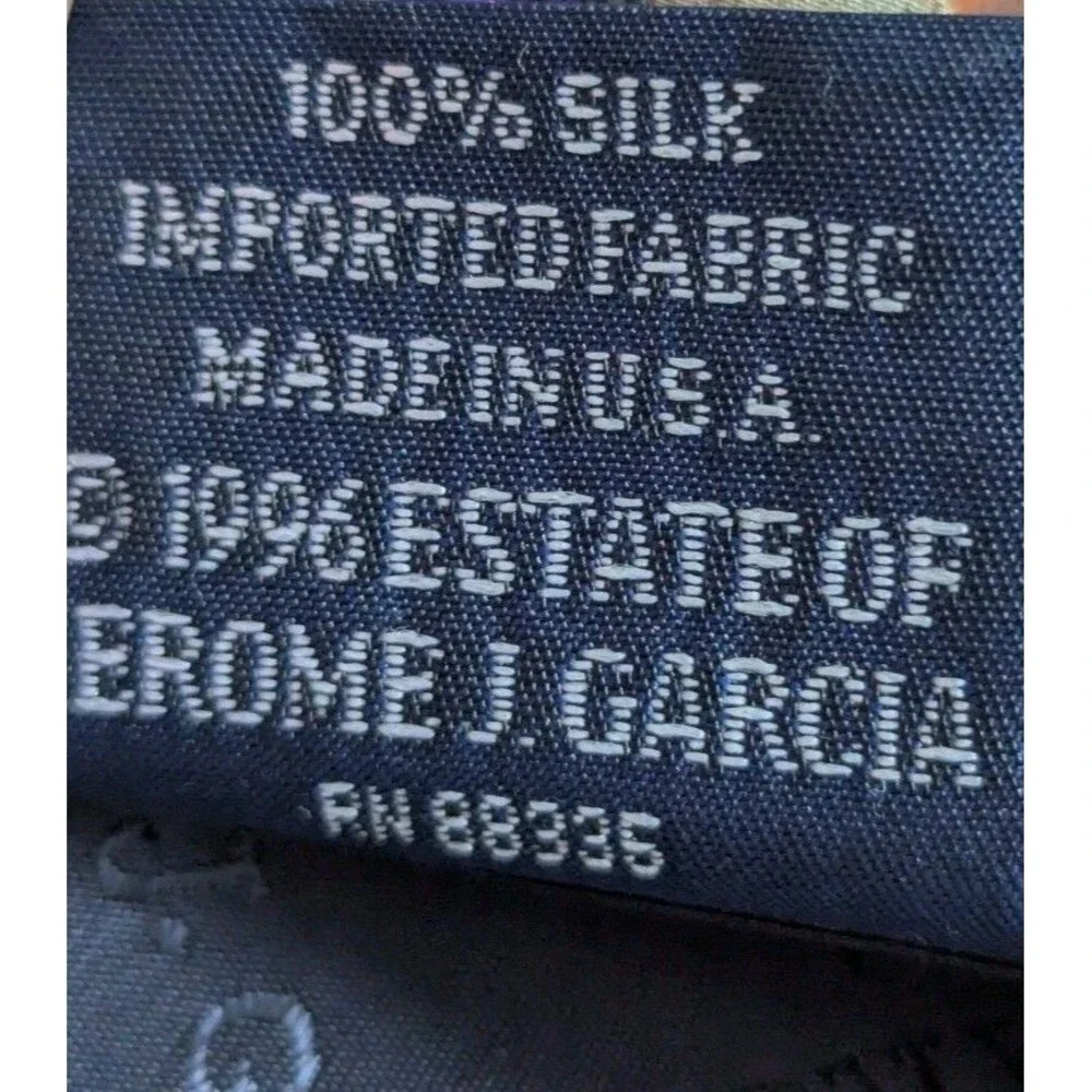 Lot of 4 Jerry Garcia Silk Ties 90s Vtg Stonehenge Paris Rain Landscape with Eye
